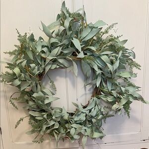 Elegant Greenery Spring/Easter wreath